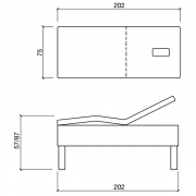 Кушетка массажная "MONOLITH MAC"