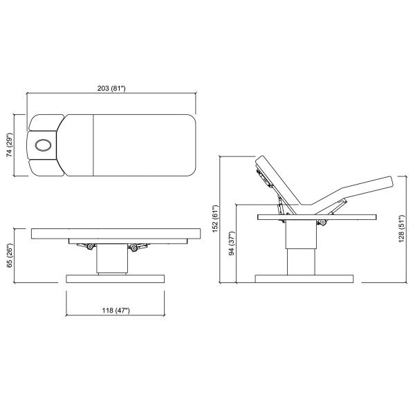 Кушетка массажная "FLEX"
